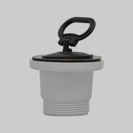 Piletta in pvc per lavelli sintetici, porcellanati e inox 1"1/2 conf. da 2 pz