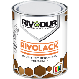 Smalto di finitura sintetico rivolack cod. 9003 bianco 0,75 lt