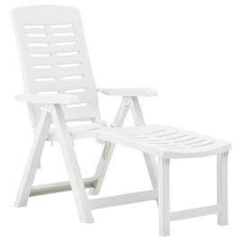 Poltrona pieghevole arizona cm 60x108x109h - col. bianco
