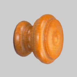 Pomolo legno verniciato  pollici 102 pollici  diametro 40 - ciliegio