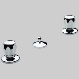Batteria bidet 3 fori cromo fromac