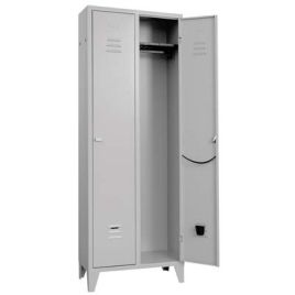 Armadio spogliatoio montato prometal vern grigio posti 2 h.mm 1795 mm  680x350