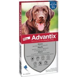Antiparassitario advantix cani elanco kg 25/40 cf=pz 4