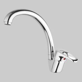 Monocomando lavello cucina m1 canna alta girevole