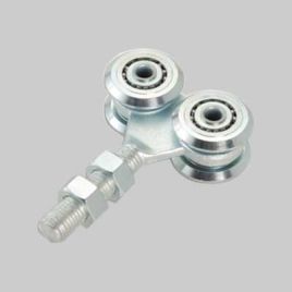 Carrello per portoni scorrevoli a 4 cuscinetti diametro 44 mm - m12