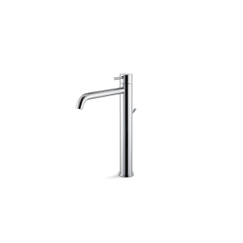 Mix lavabo alto maira h 32 cm senza scarico  ottone cromo