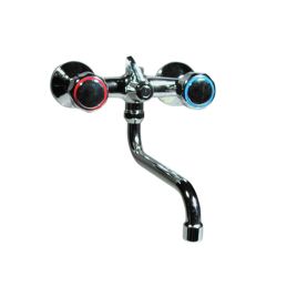 Gruppo lavello a muro con attacco lavatrice serie artos