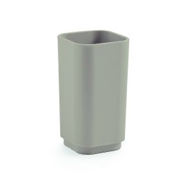 Portaspazzolini seventy  beige matt - 6,5x6,5x12,2