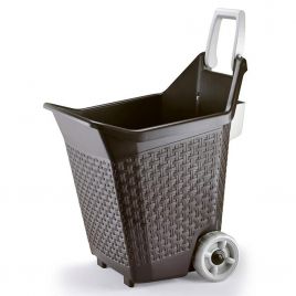 Carriola multiuso kart 76 lt, cm 59x50x72h - col. cacao
