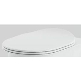 Coprivaso serie chic bianco termoindurente con chiusura rallentata 53,8 x38 cm