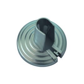 Borchia copritubo singola cromata per radiatori universale