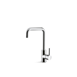 Miscelatore monocomando per lavello con canna quadra girevole riace