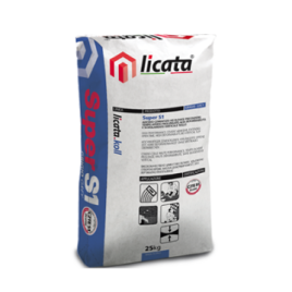Colla super s1 bianca c2te kg. 25  adesivo per piastrelle e pavimenti
