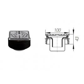 Kerdi Drain Base Set Griglia Con Sifone Design 1