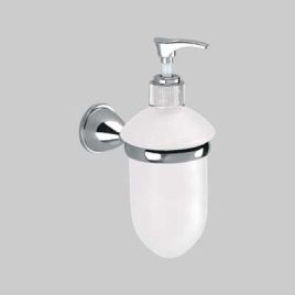 Portasapone con erogatore genziana cromato