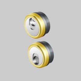 Defender magnetico mr500 disec mm 25h - col. ottone lucido