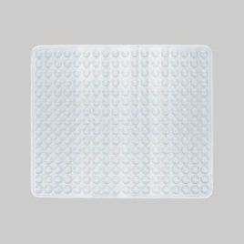 Tappeto doccia rettangolare 80x60 cm - trasparente