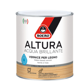 Altura vernice neutro acqua brillante lt  0.75 vernice per legno