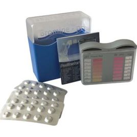 Test analisi ph + bromo x piscina cf=test + pastiglie 2x10
