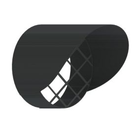 Griglia antintrusione con parapioggia diam. 80