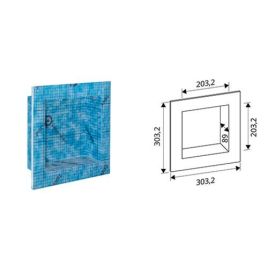 Profoil panel niche nicchia impermeabile da 12,5 mm dim int. 203.2 x 203.2 mm