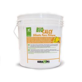 Biocalce silicati puro bc gd lt.14 tinteggio murale naturale colore bianco