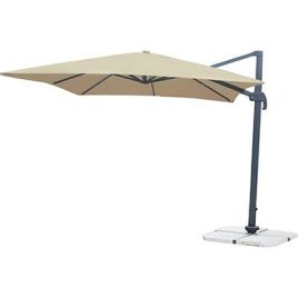 Ombrellone palo laterale top domus alluminio/poly ecru mm 77x53 mt 3x4