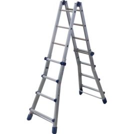 Scala multiuso briko blu 4+4 gradini