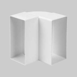 Curva piatta verticale per tubo rettangolare mm 110x55