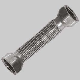 Flessibile inox per acqua ridotto ff - 1/2 x 3/4 220x420 mm