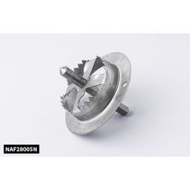 Fresa svasante in acciaio per tappi cappotto in polistirene e lana di roccia