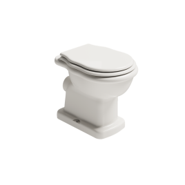 Vaso boheme. bianco lucido - cm 54x36,5x38 -  scarico parete - sedile escluso