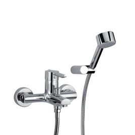 Miscelatore monocomando vasca completo linea pin cromo