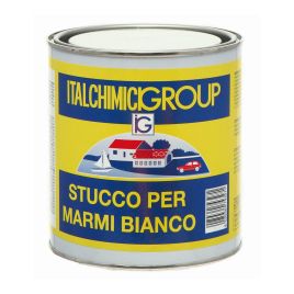 Stucco per marmo bicomponente. ml.125 con induritore colore bianco