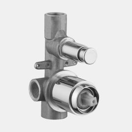 Mix incasso doccia 2 uscite framo solo parte incasso colore cromo