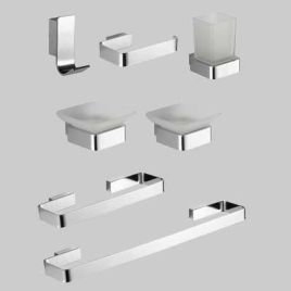 Kit accessori bagno 7 pezzi serie mary