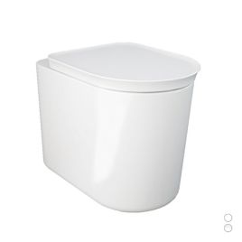 Vaso filo muro valet bianco alpino