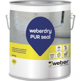 Weberdry pur seal membrana liquida grigio secchio kg 6