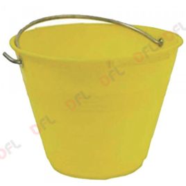Secchio per muratore extra colore giallo in pvc da 14 lt.