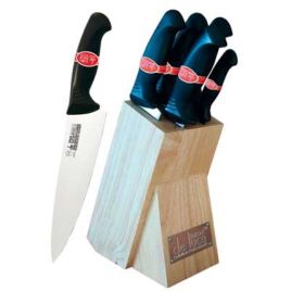 Set coltelli con ceppo 5 pezzi