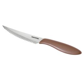 Coltello bistecca presto lunghezza totale 23 cm -  lama 12 cm - marrone 6 pezzi