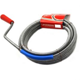 Disotturatore sturatubi spirale con manovella mt.  3.00 x 6 mm