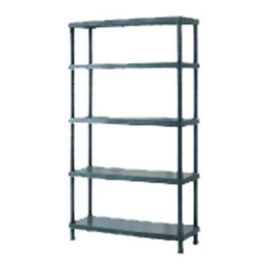 Scaffale in resina fisso cm 40x90x188h - 5 ripiani - portata 300 kg