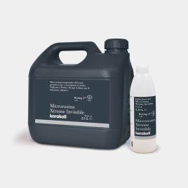Microresina xtreme invisibile 2,5+0,50 lt bicomponenete trasparente all'acqua