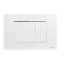 Schwab placca metis, bianco doppio tasto