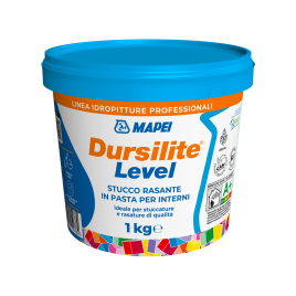 Dursilite level 18 kg colore bianco stucco rasante in pasta per interni ideale