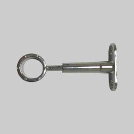 Reggitubo centrale tondo diametro 18 mm - cromato