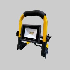 Proiettore a led portatile con supporto pieghevole ideal star 50w - 4250 lumen - 6000k