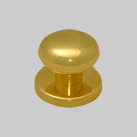 Pomolo giove per portoni oro lucido