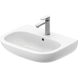 Lavabo d-code monoforo. 475x260 mm venduto senza rubinetteria